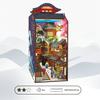 Book Nook - Kit DIY a construire Maquette 3D Serre Livre - Ruelle Japonaise Nookland - 10 x 19 x 24 cm
