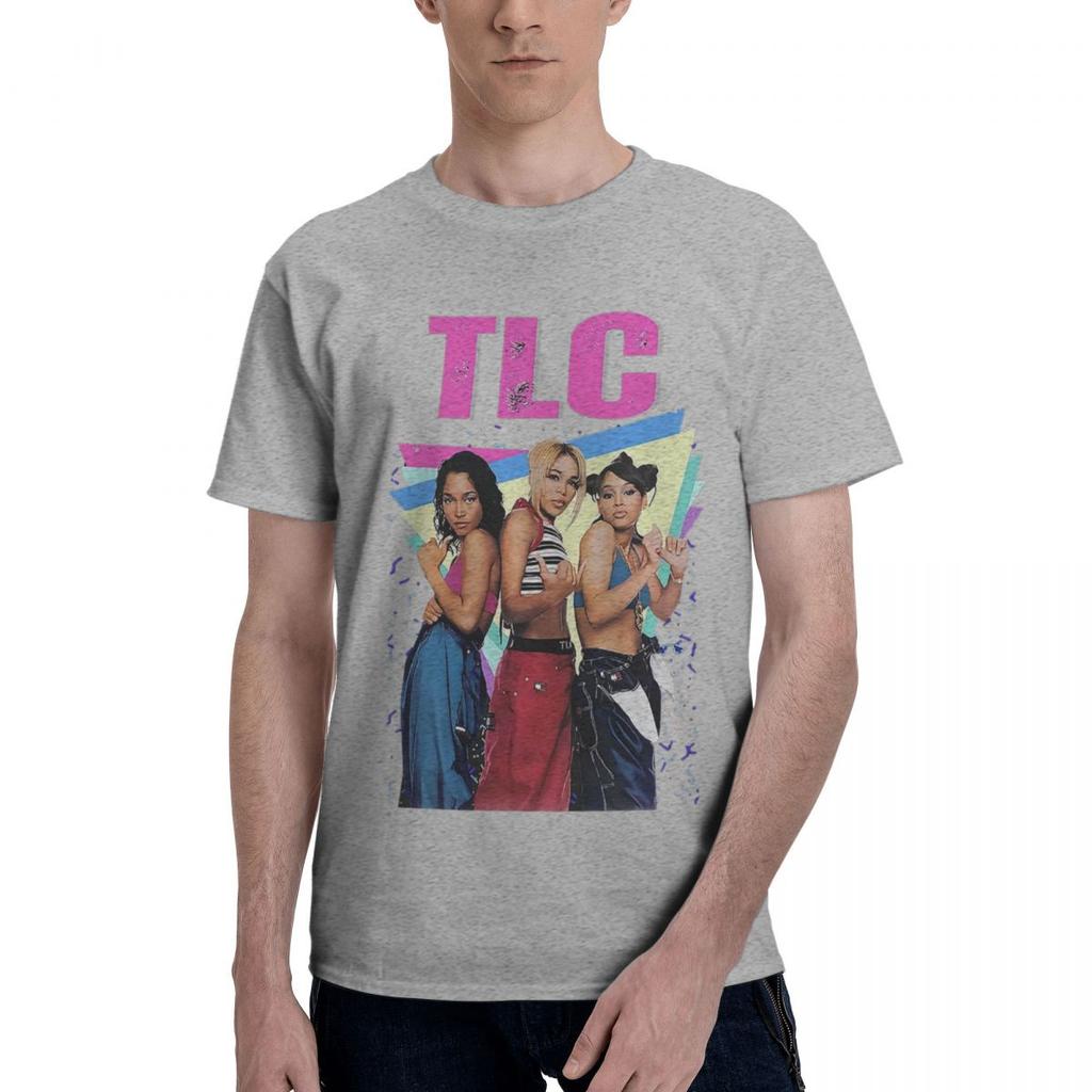 90s TLC Girls Band 100 Cotton Casual Breathable Confortable Kawaii Funny Ugus TShirts Mens Wear