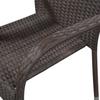 VidaXL 4x Chaises Empilables d'Extérieur Chaises de Jardin Sièges de Terrasse Chaises de Patio Sièges de Salle à Manger 310083