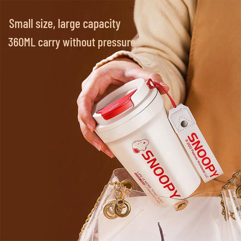 Snoopy Stainless Steel Travel Coffee Cup