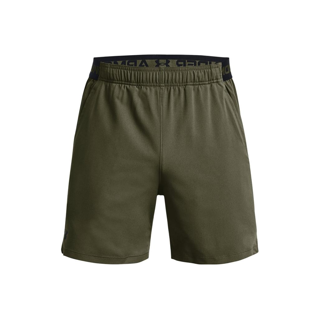 Under Armour UA Vanish Letter Logo Print Mid-Rise Casual Shorts Men shorts Olive 1373718-390