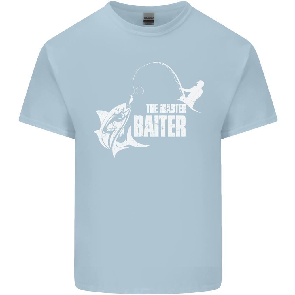 Fishing the Master Baiter Funny FisherUnisex Unisexs Light Cotton TShirt