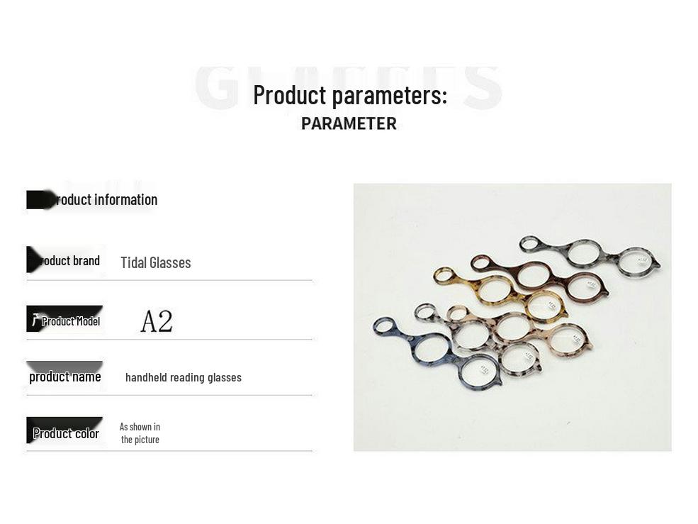 Ultra-Light Folding Reading Glasses: Stylish, Portable Neck-Hanging Design for Men & Women