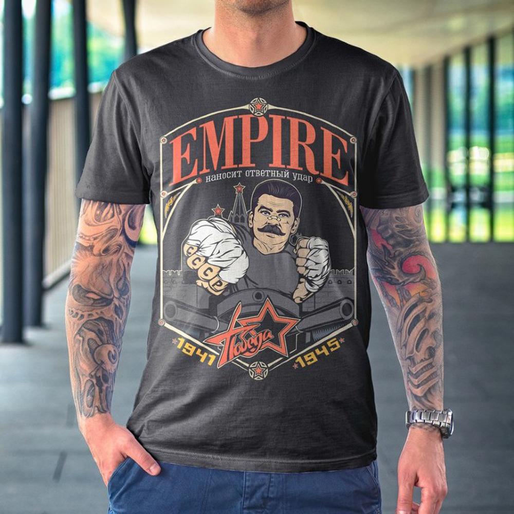 

Fun Soviet Empire Leader Stalin Force Attack TShirt 100 Cotton ONeck Summer Short Sleeve Casual Mens Tshirt Size S3XL S