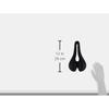 SELLE SMP TRK Medium Black Matt Bicycle Saddle - Ergonomic Road & MTB Seat TRKMED03-NE