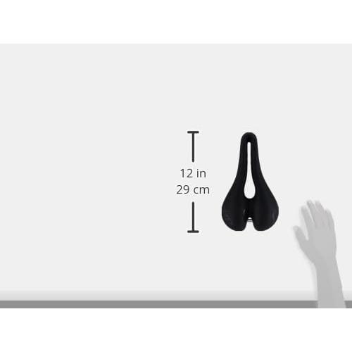 SELLE SMP TRK Medium Black Matt Bicycle Saddle - Ergonomic Road & MTB Seat TRKMED03-NE