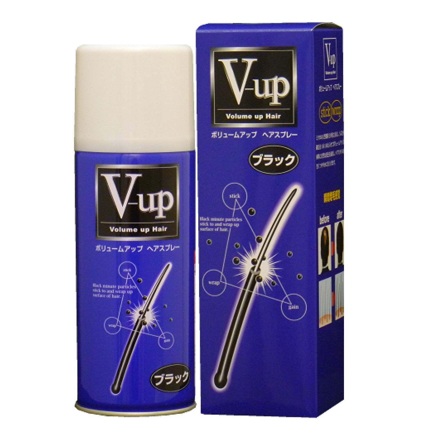 

количество 220 г x 6 Pinole Volume Up Hairspray Черный 220 г [Увеличенные части] V-up [6 упаковок]