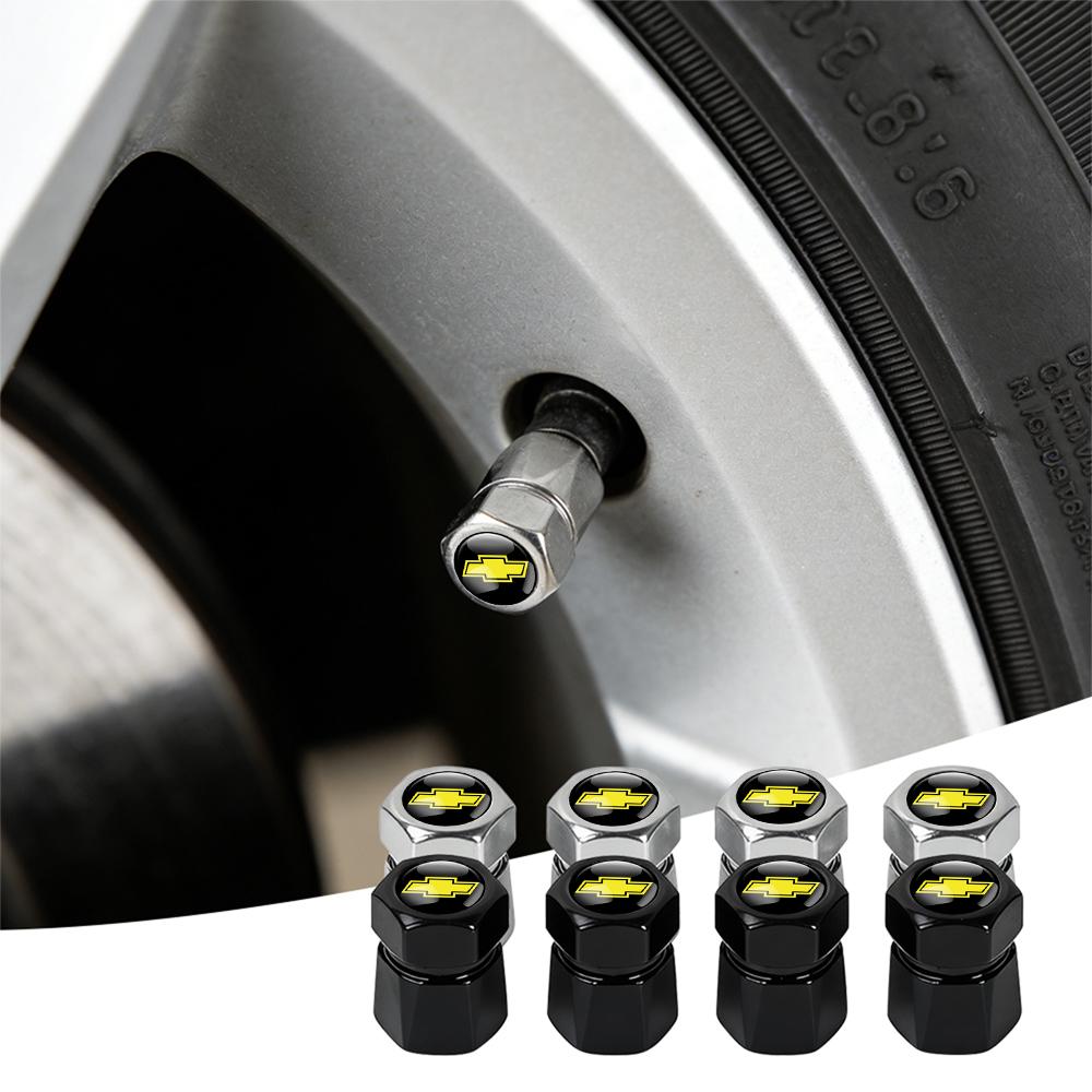 Aluminum Alloy Caps Car Wheel Tire Valve Emblem Cover For Chevrolet Captiva Trax Lacetti Malibu Epica Cruze SS Z71 Accessories