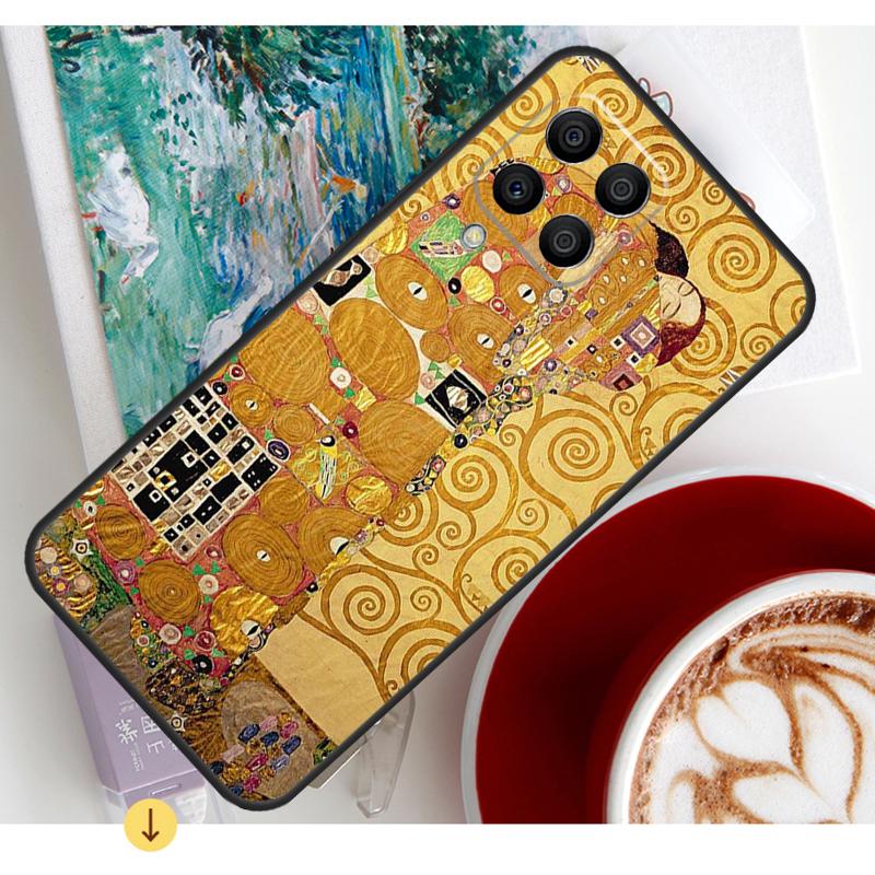 The Kiss Gustav Klimt Painting Case For Samsung Galaxy M15 M21 M31 M55 M56 M36 M16 M06 M13 M33 M53 M12 M32 M52 M14 M34 M54