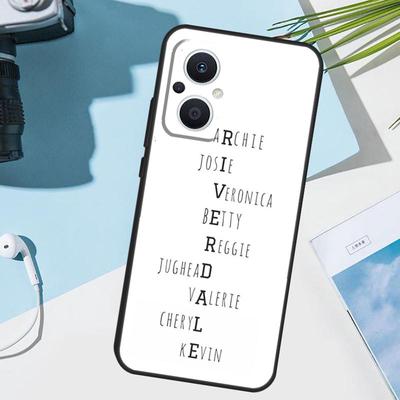 Riverdale Cover For OPPO Reno 14F 13F 12F 11 F 10 12 13 14 Pro 7 8 Lite OPPO Find X9 X8 X6 X5 Pro Case