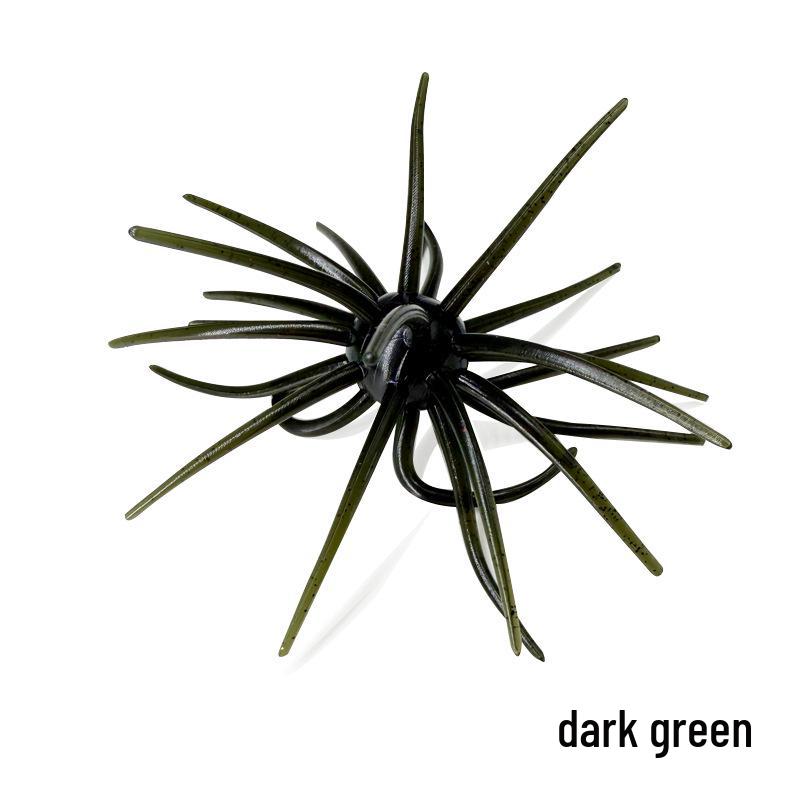 Cross-border Imitation Sea Urchin Soft Bait for Fishing - Floating Black Pit Worm Balls