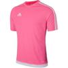 Adidas Fashion Comfortable Soft Skin-Friendly Breathable Short Sleeve Football Jersey Unisex Tops Pink S16163