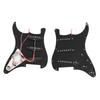 1 Set DIY Electric Guitar Kits Pickguard Back Cover Bridge System for ST Style Guitars