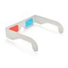 3D Glasses Red Blue Cardboard Paper Glasses 3D TV Movie Game Glasses Portable Universal 3D Gaming Real Cinemas Accessory 5