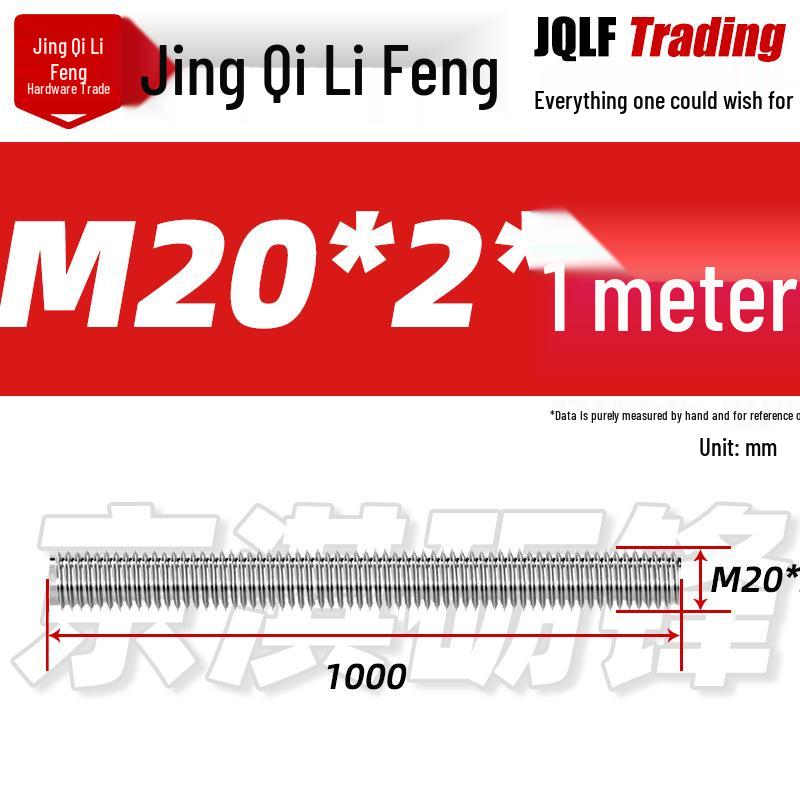 Stainless Steel Threaded Rod, Coarse & Fine, M3, 1 or 3 Meter Lengths