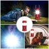 LED Camping Emergency Lamp Solar Powered 350lm Tent Lights for Outdoor Hiking