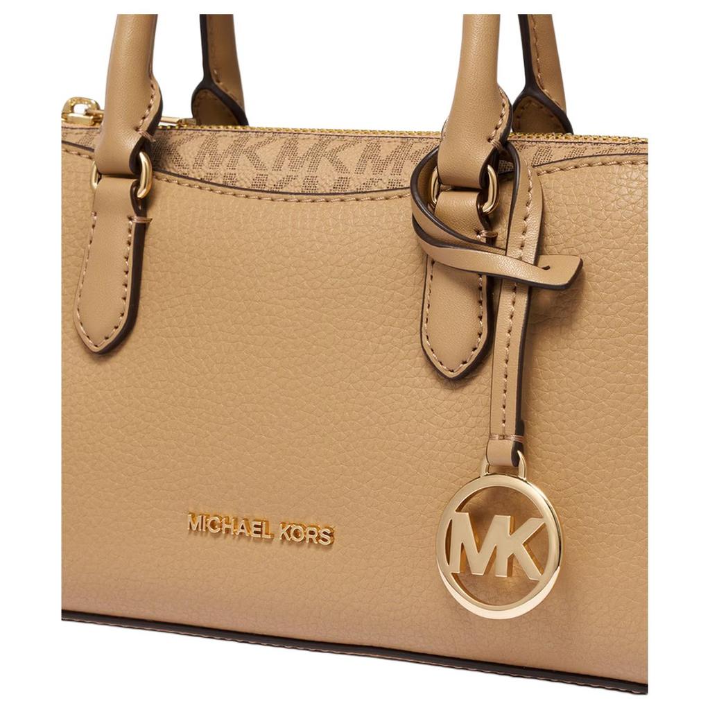 Michael Kors Borsa a tracolla tote in pelle minimalista con monogramma Arden Piccola da donna Cammello 35S6G4XM1L-CAMEL