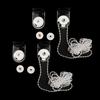 2 Set Clutch with 170cm(66.93 Inches) Long Bead Chain