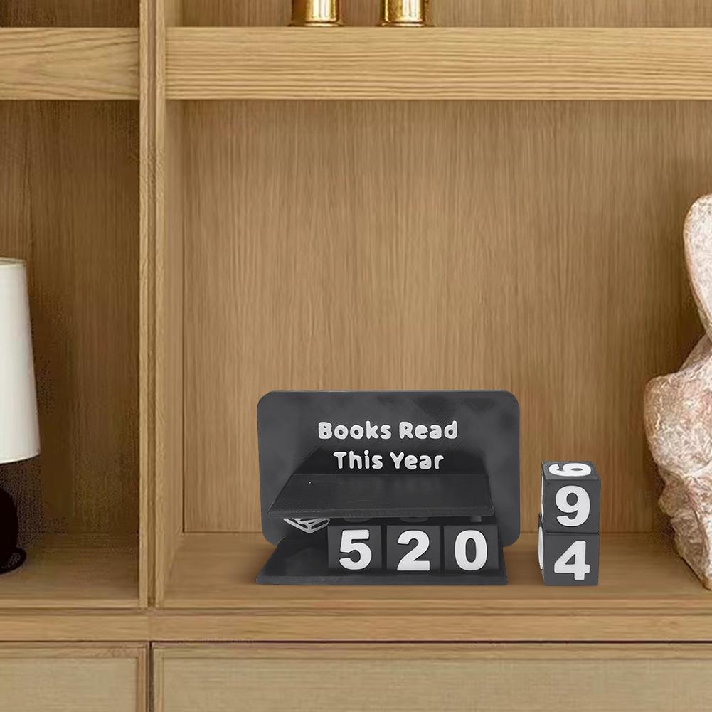 Bücher gelesen dieses Jahr Zählornamente Verschleißfest Kleiner Buchzähler Buchzähler Schild für Lehrer Schriftsteller Bibliotheksliebhaber
