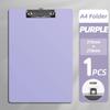 A4 Folder Manager Simple Waterproof Plastic Clipboard A4 Business School Folders For Learning Stationery Office Supplies