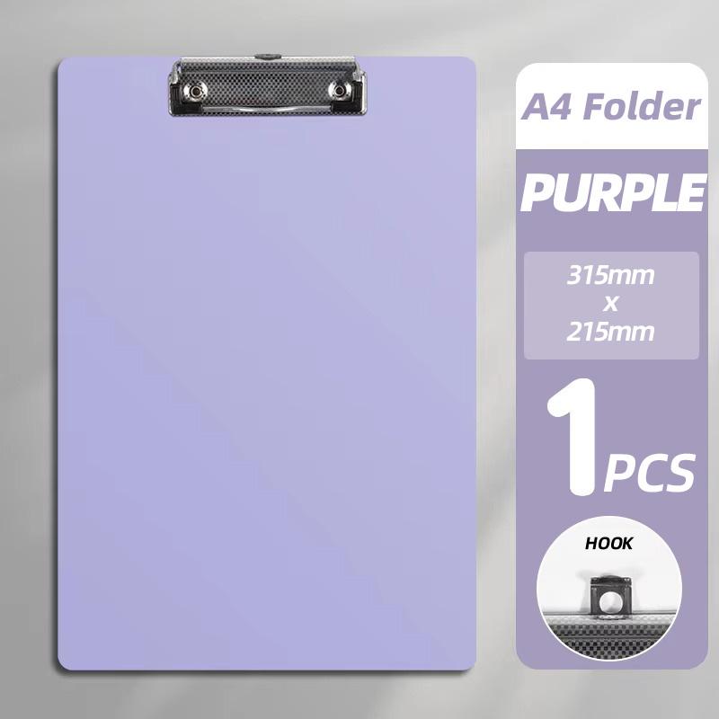 A4 Folder Manager Simple Waterproof Plastic Clipboard A4 Business School Folders For Learning Stationery Office Supplies