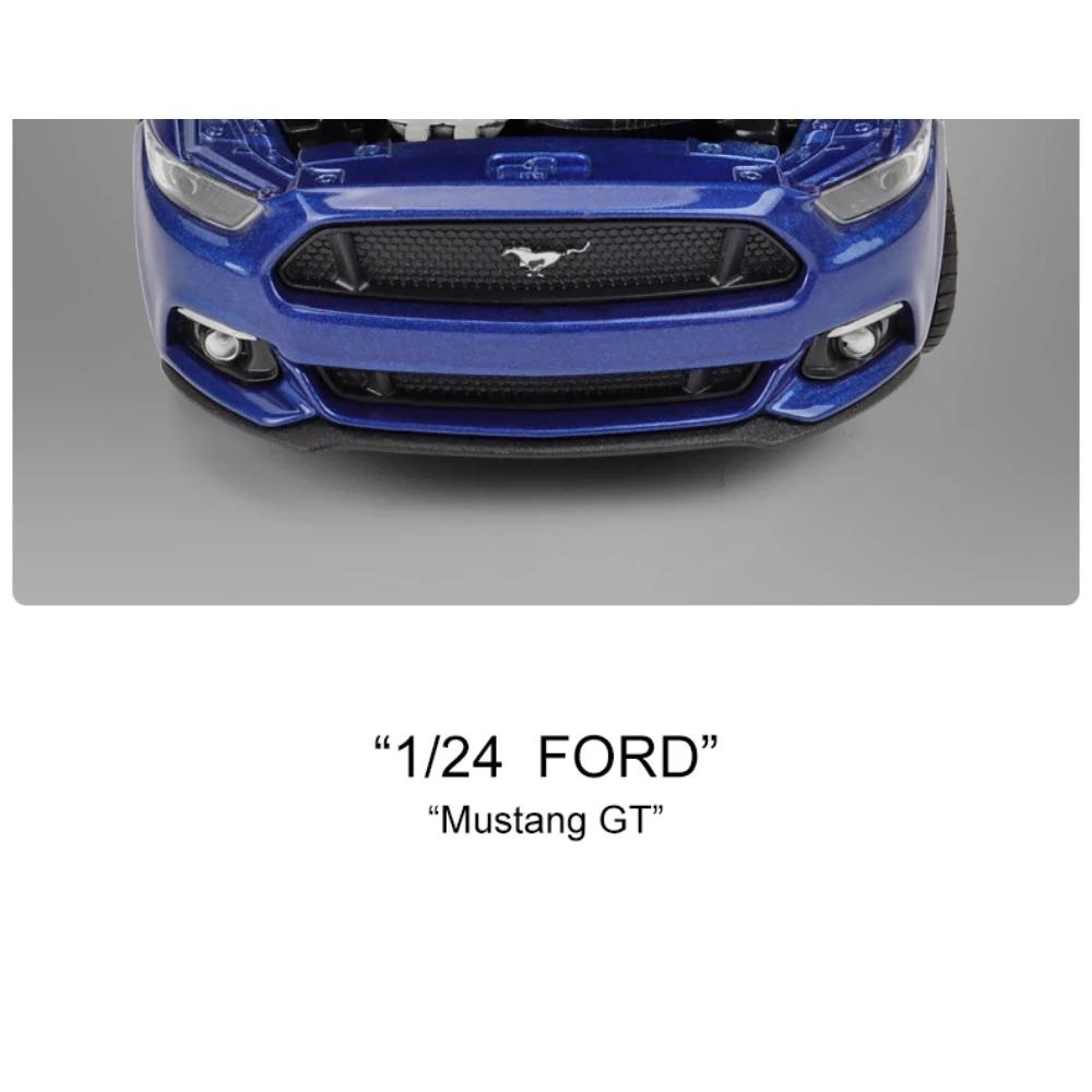 WELLY 1/24 Ford Mustang GT 2015 Alloy Car Model Diecast Toy Vehicle High Simitation Cars Toys for Children Kids Gifts