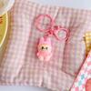 Flocking Keychain Cute 4CM Rabub Plush Pendant Cute Bag Pendant Keychain