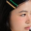 Geegee Gemstone Line Hair Pin - 4color