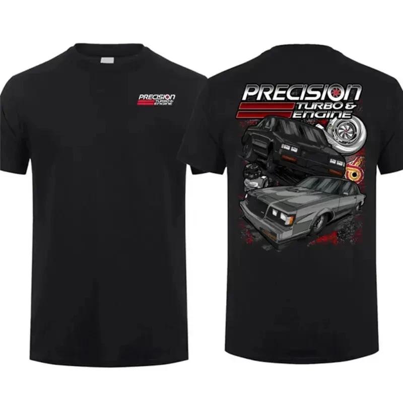 Precision Turbo & Engine Graphic T-Shirt –Street Racing Tee Featuring Turbo Cars S