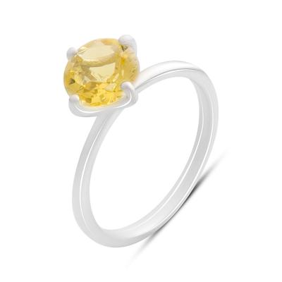 Silberring mit Citrin nano 1,498 ct, Produktgewicht 2,29 g (2190158)
