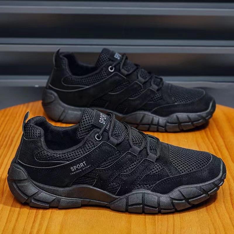 

Повседневная обувь для пеших прогулок на открытом воздухе, новая мужская летняя спортивная обувь, дышащая, нескользящая, износостойкая, сетчатая, для альпинизма, мужская обувь 44