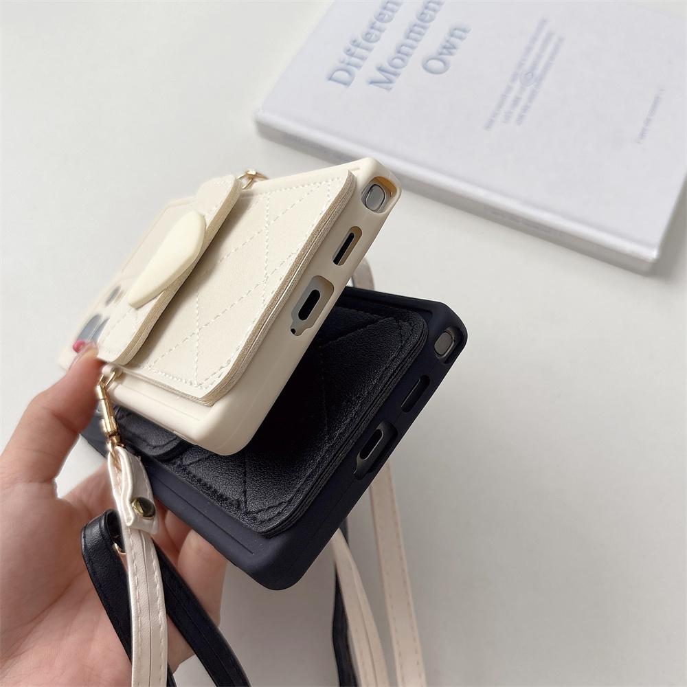 Crossbody Cute Wallet Card Holder Phone Case for Samsung S25 Ultra S24 S21 FE S23 S22 Plus A54 A55 A35 A25 A15 A06 A16 A56 A36