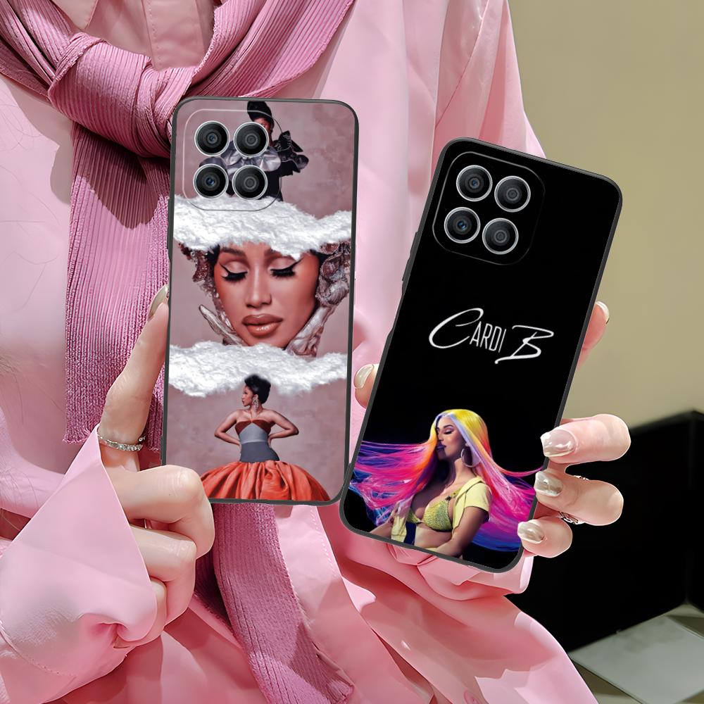 Cardi B Matte TPU Mobile Phone Case for Honor 90 80 70 60 50 30 20 10 9 8 7 Pro S SE Lite 5G Colorful Printing Cover