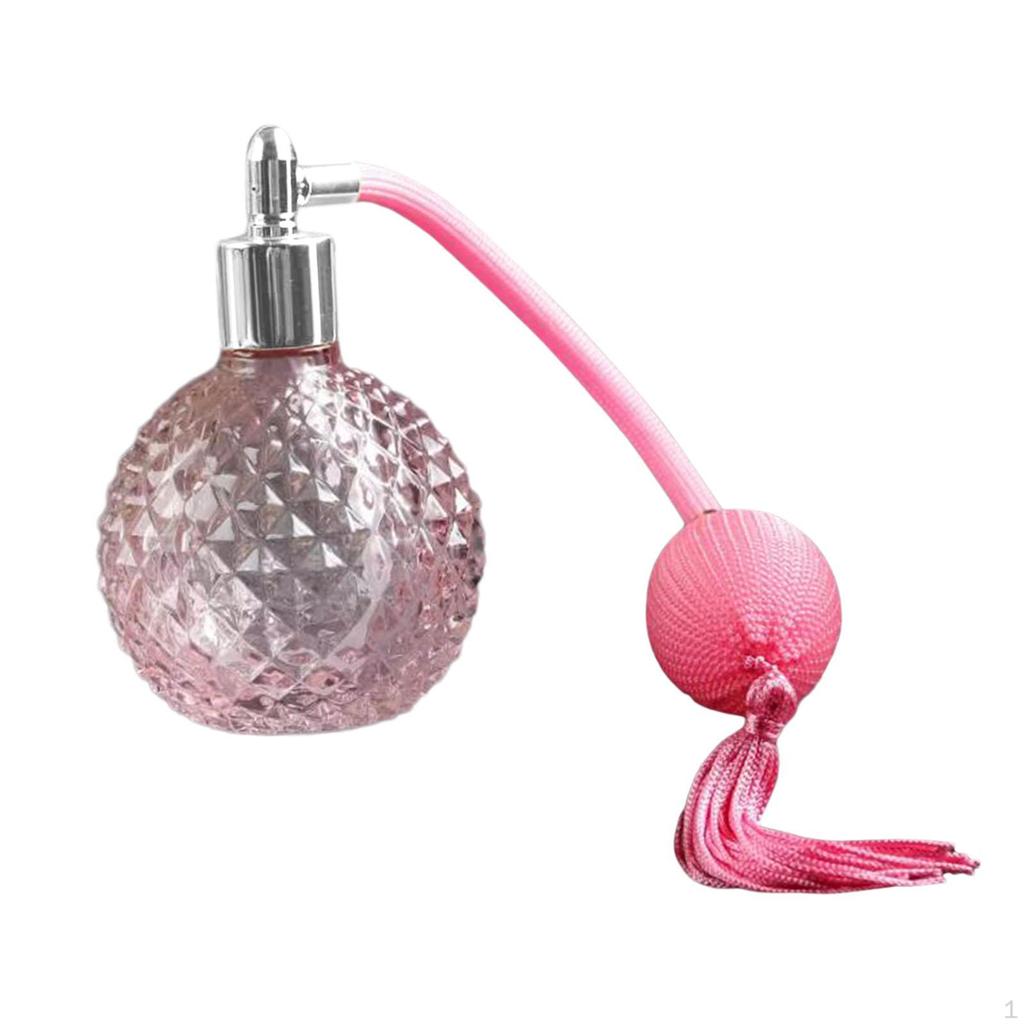 Classic Leakproof Glass Perfume Spray Bottle, Dispenser for Store, Travel,