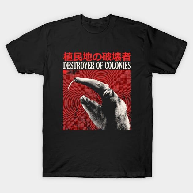 

Destroyer of Colonies Anteater T-Shirt, Unisex tee 2XL