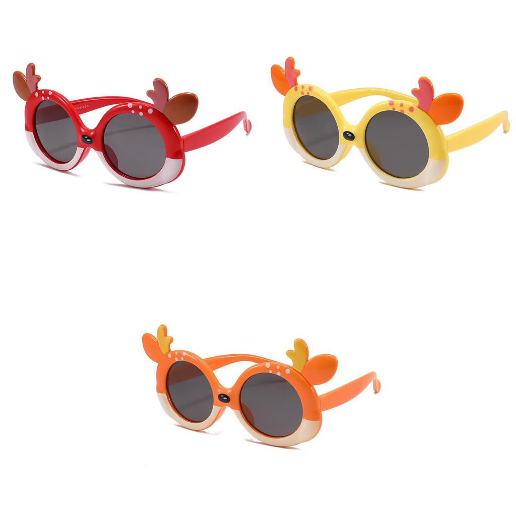 Fashionable Kids Sunglasses Deer Baby Design Summer Outdoor Protection Uv