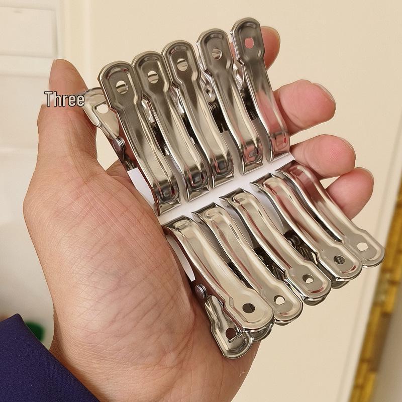 Stainless Steel Windproof Orchid Clips – Strong Clothesline & Towel Hangers