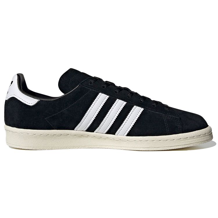 Adidas Campus 80s Black White Unisex Sneakers Core-Black Cloud-White Off-White FX5438