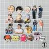 [USED] Exclusive BTS V-T & Yontan Shaka Shaka Keychain Acrylic Shaker