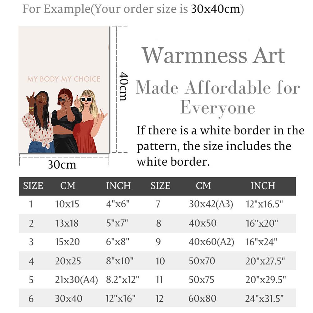 Feminist Posters Women Power Wall Art Canvas Painting Prints Girls Gift Modern Pictures for Bathroom Living Room Home Decoration