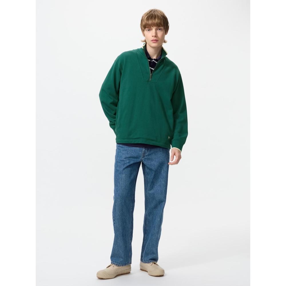 Uniqlo Japan Sweat Half Zip Pullover