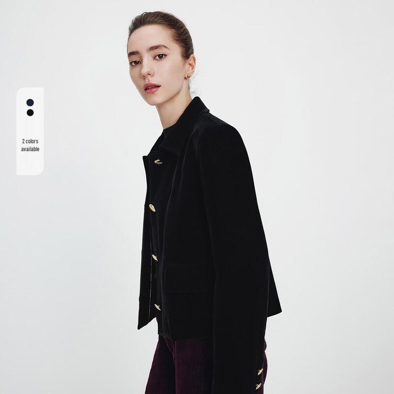 Navigare Women's Retro Velvet Short Jacket