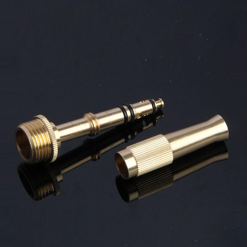 1PC Copper 4-Point External Tooth Spray Gun For Watering Plants And Household Irrigation