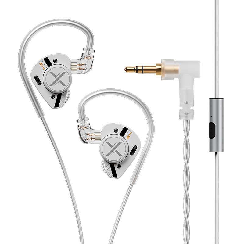 Fanmusic ooopusX Op.24 2DD Plus 4BA Hybrid In-Ear Headphones HiFi Wired Monitor Earphones 3.5mm Microphone