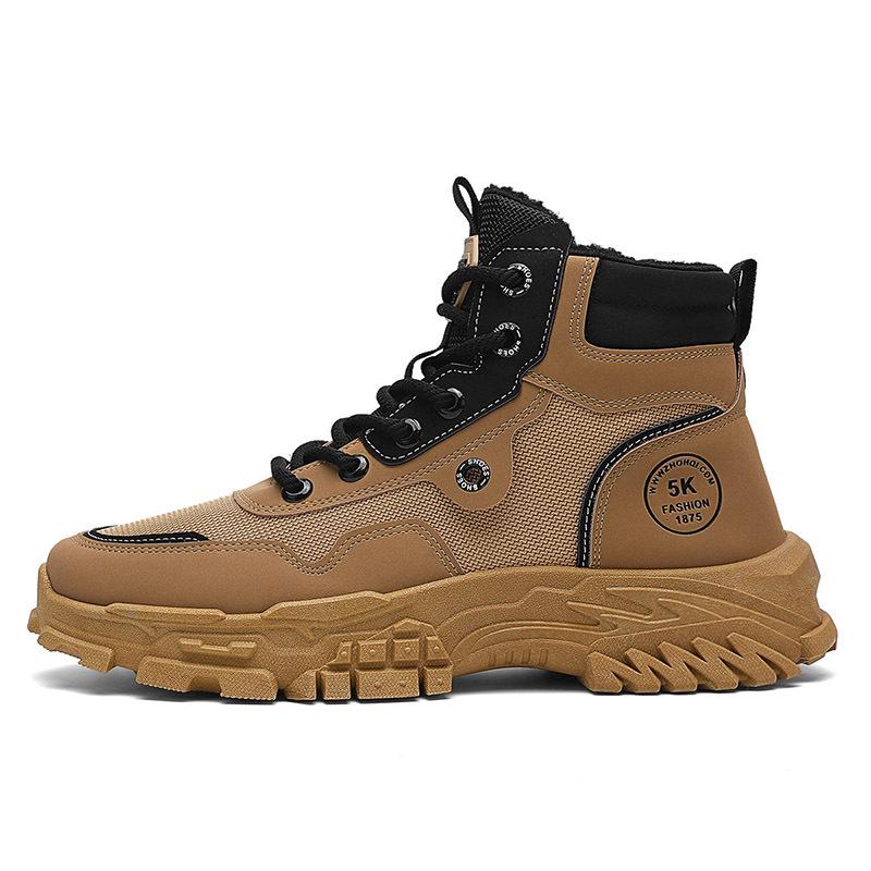Winter new high-top velvet warm outdoor leisure sports Martin boots tide KSM cotton