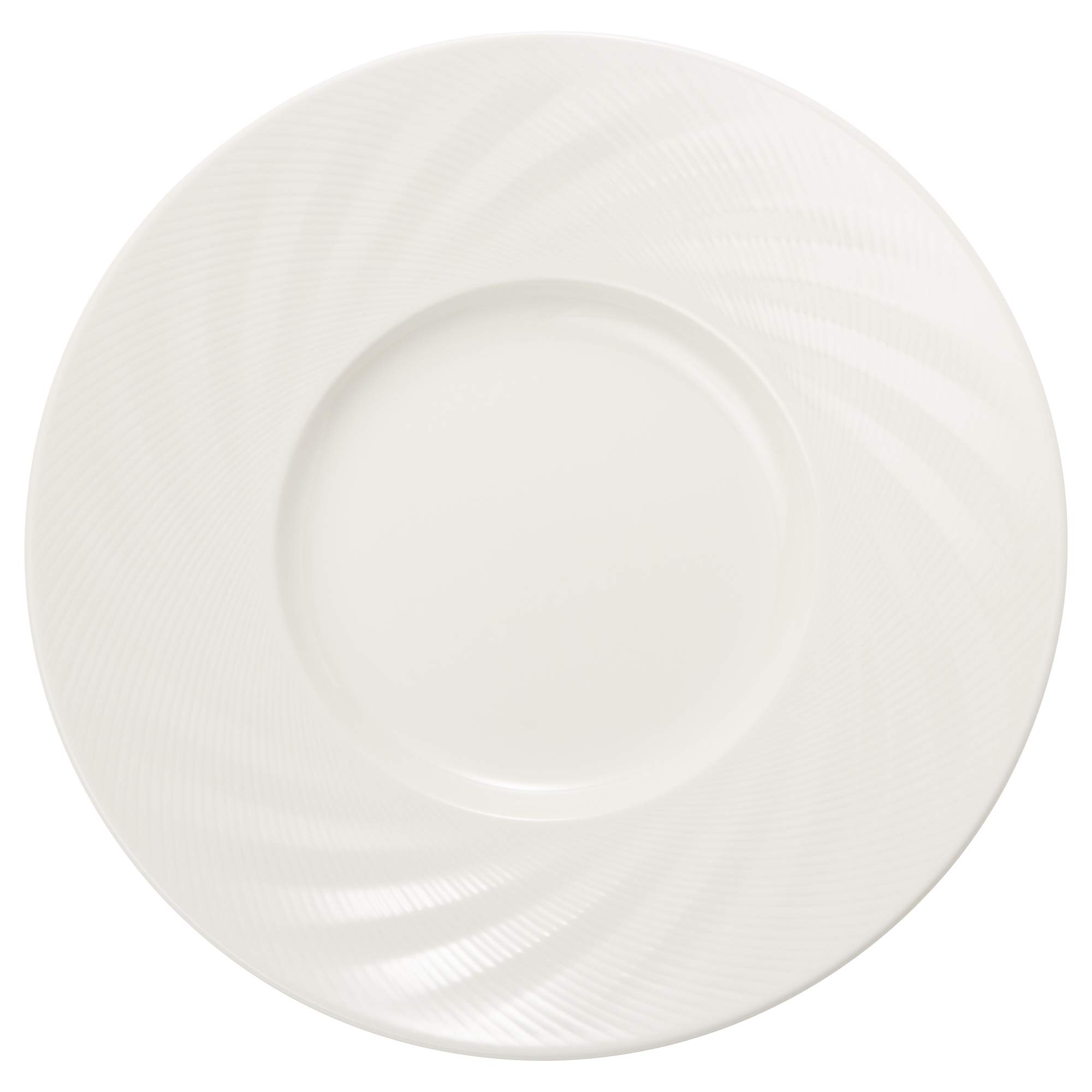 

NARUMI Sense White Plate, 28cm, Rim, Microwave and Dishwasher Safe, 51800-5814