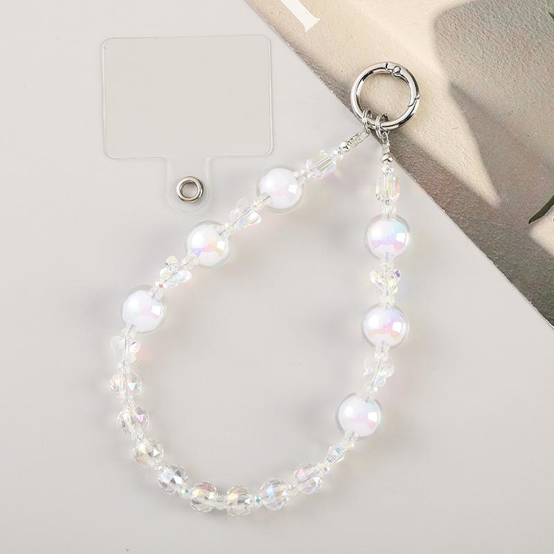 Luxury Crystal Beaded Short Phone Strap Universal Phone Charm