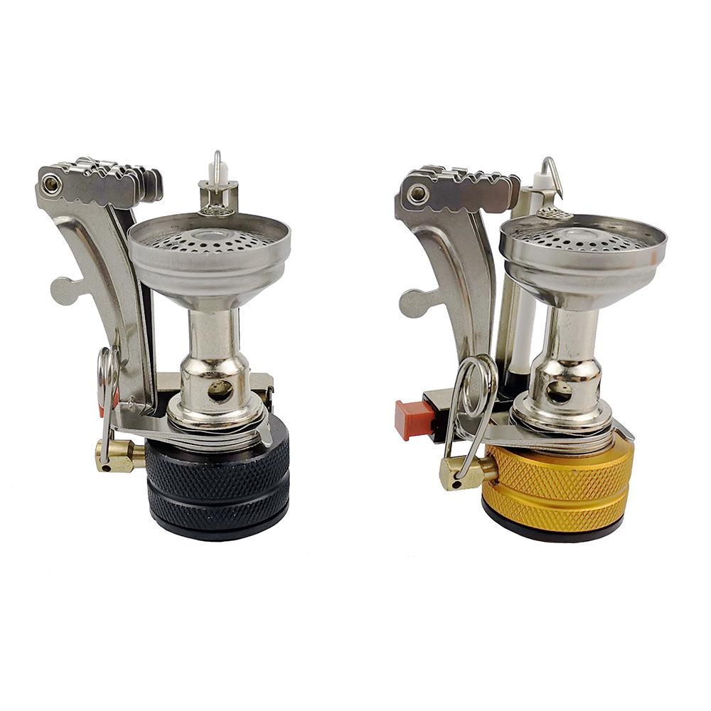 Cross-Border Camping Mini Portable Stainless Steel Gas Stove for Picnics