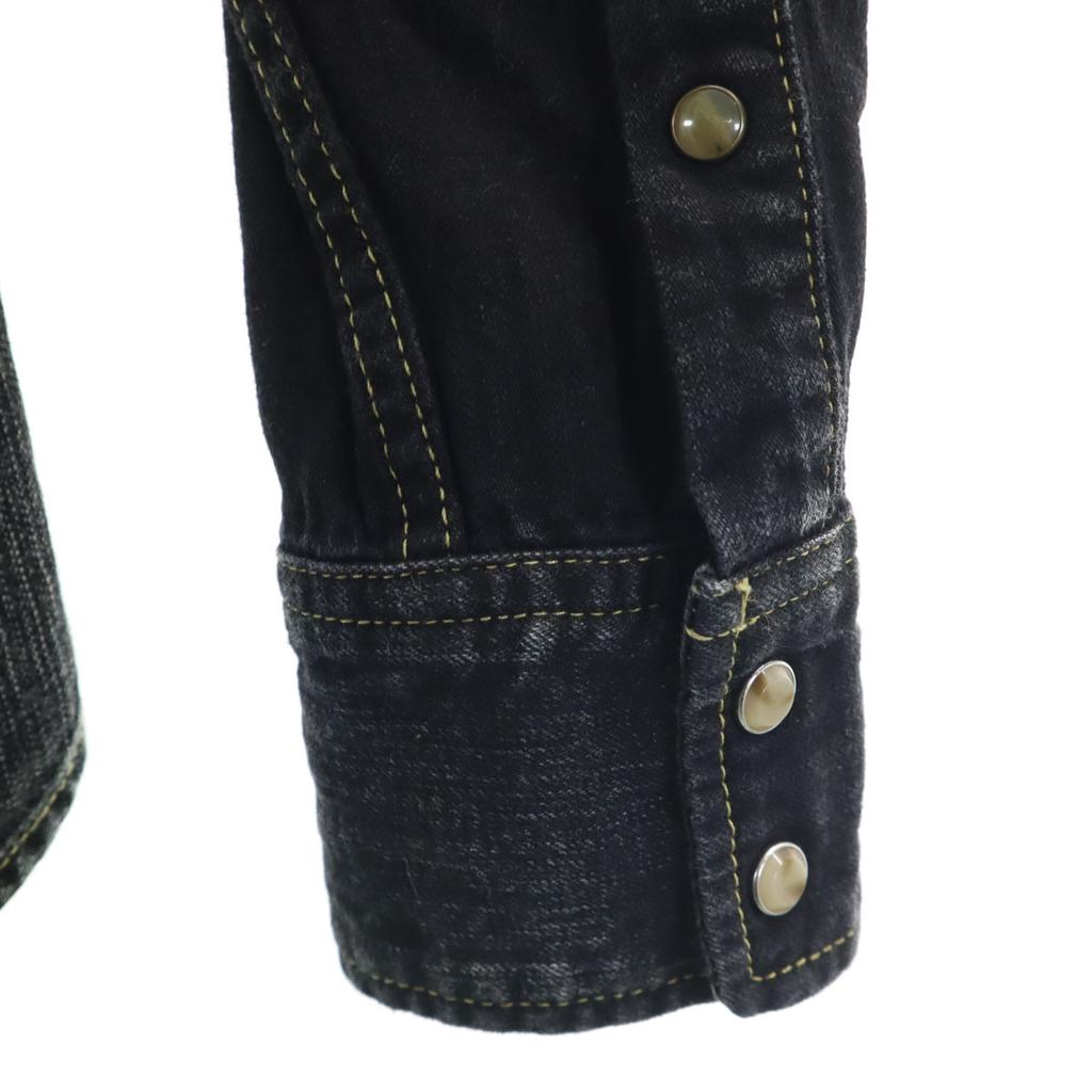 TMT made in Japan Langarm Denimhemd S schwarz Herren Gebraucht