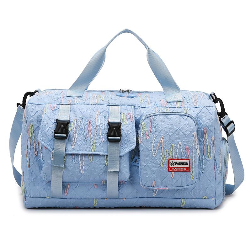 Fashionable Large Capacity Short-distance Travel Bag for Women Multi-functional Business Trip Luggage Bag Portable Sports Yoga Gym Bag